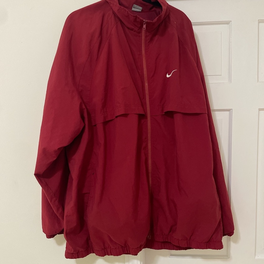 Red Windbreaker
